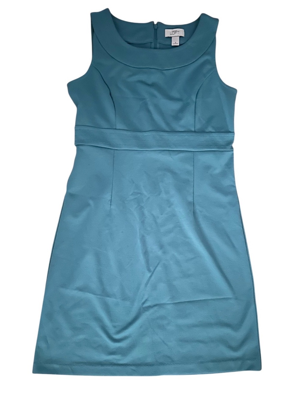 LOFT Teal Sheath Dress